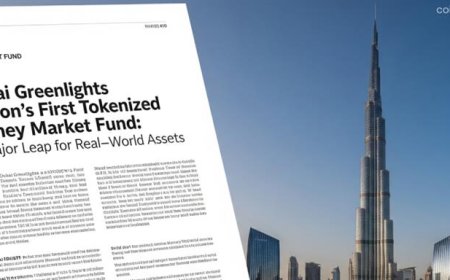 Dubai Greenlights Nation’s First Tokenized Money Market Fund: A Major Leap for Real‑World Assets