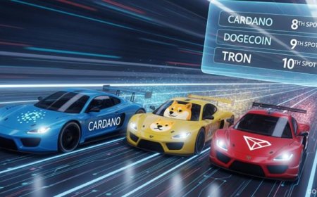 Cardano Surpasses Dogecoin and TRON, Claims 8th Spot in Crypto Rankings