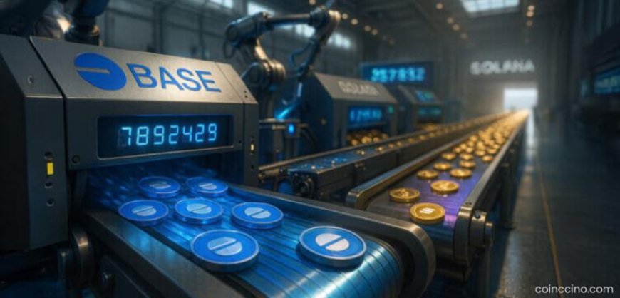 Base Surpasses Solana in Daily Token Creation, Led by Zora’s SocialFi Boom