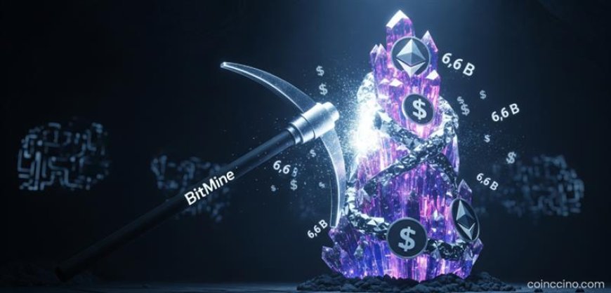 BitMine Accumulates $6.6 B in Ethereum, Emerges as Top Corporate ETH Treasury