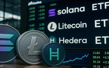 Weak Debut for Solana, Litecoin & HBAR ETFs Signals Caution Among Investors