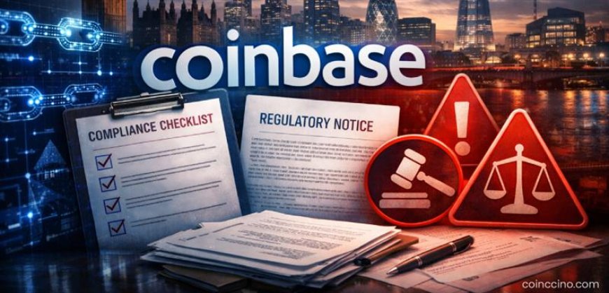 UK Issues Regulatory Restriction Against Coinbase, Raising Fresh Questions Over Crypto Compliance