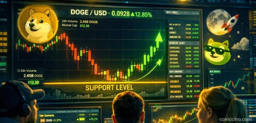 Dogecoin Rebounds From $0.1065 as Buyers Step In After Sharp Pullback