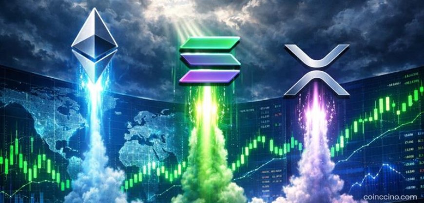 Ether, Solana, and XRP Jump 8% as Crypto Markets Rally on Easing War Fears